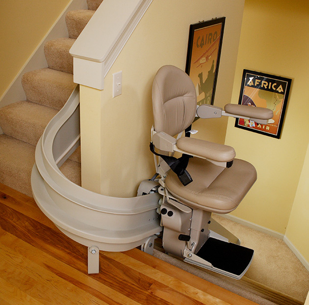 Anaheim stairlift chair curve 